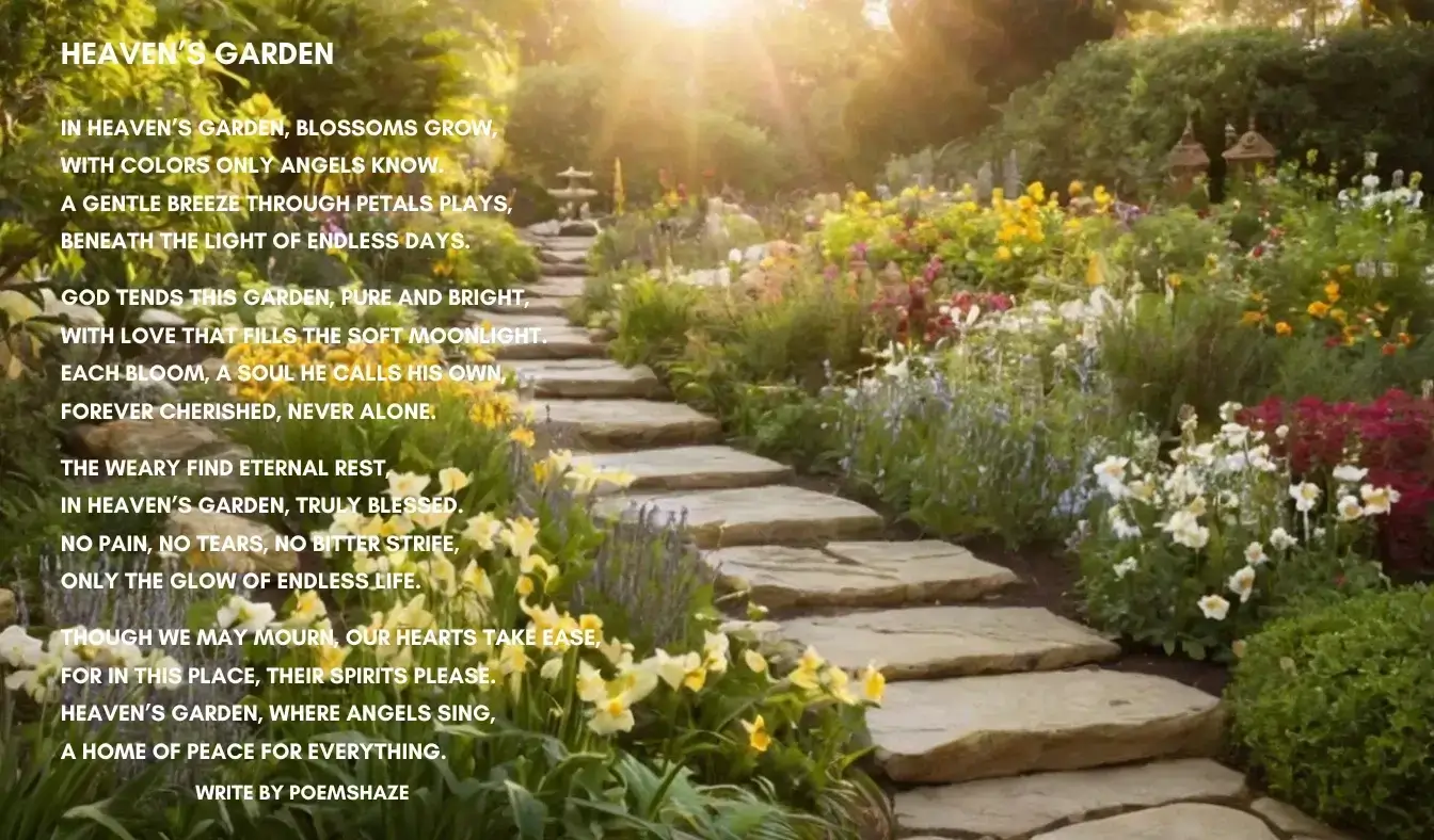 god looked around his garden