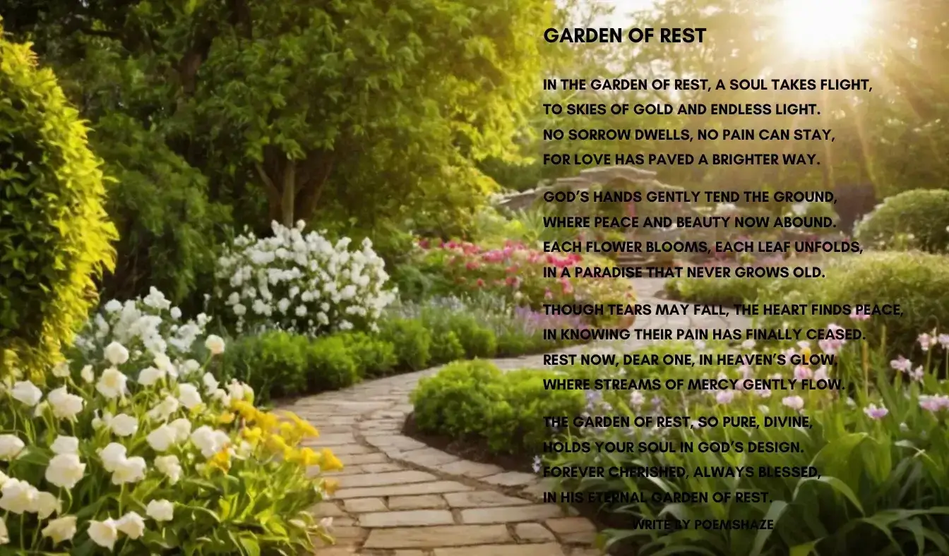 poems about gardens for funerals
